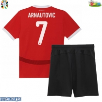 Østerrike Marko Arnautovic #7 Hjemmedraktsett Barn EM 2024 Kortermet (+ Korte bukser)